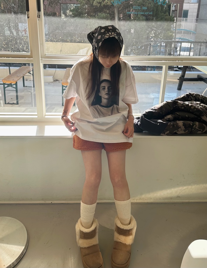 BYRING直郵韓國代購女裝新款休閑時尚推薦人氣職業短褲拉絨BYRING短褲