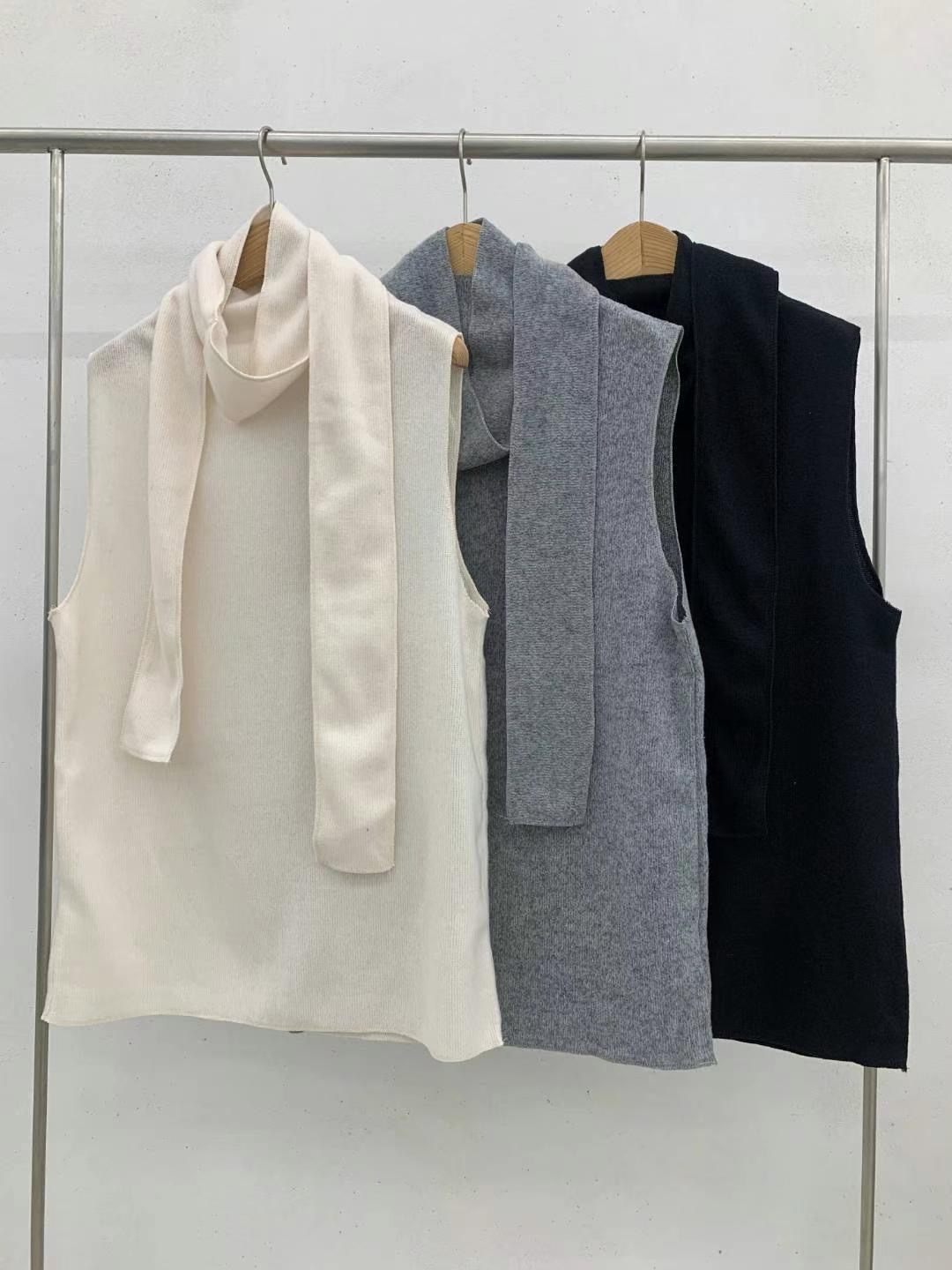 BAGUETTE-OT直郵韓國代購女裝新品24秋冬熱賣吊帶背心含脖帶BAGUETTE-OT吊帶/背心