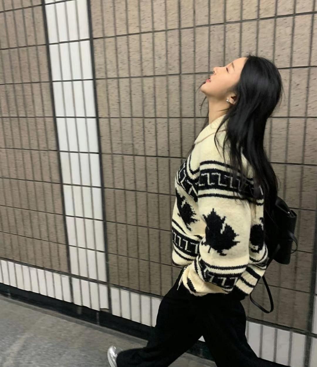 SPRING直郵韓國代購女裝新品真品24秋冬熱賣時尚推薦針織衫SPRING針織衫