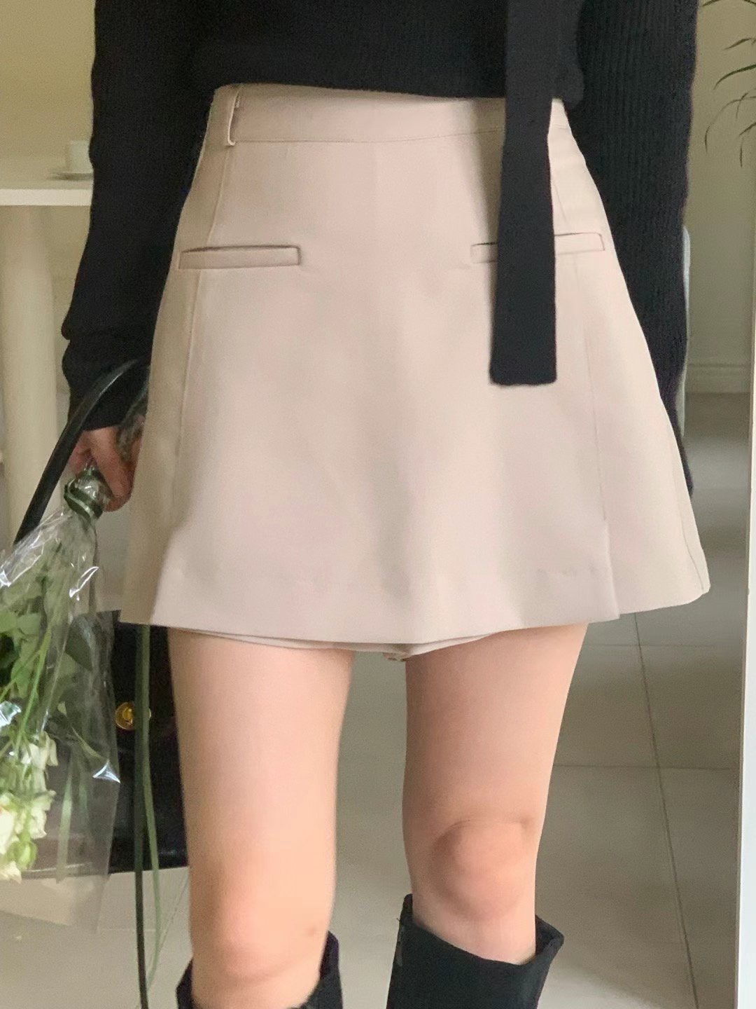 LIKE WATER韓國直郵東大門實拍女裝新品24秋冬熱賣人氣裙褲LIKE WATER裙褲