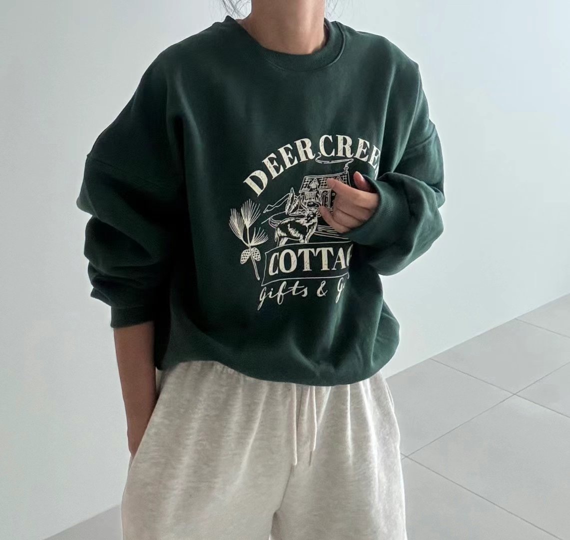 RIPPLE韓國直郵女裝新品時尚推薦24秋冬人氣熱賣休閑真品衛衣RIPPLE衛衣
