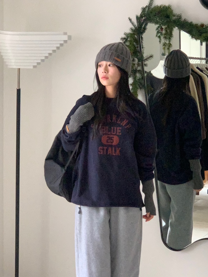BAKING POWDER韓國直郵女裝新款時尚推薦職業熱賣衛衣抓絨BAKING POWDER衛衣