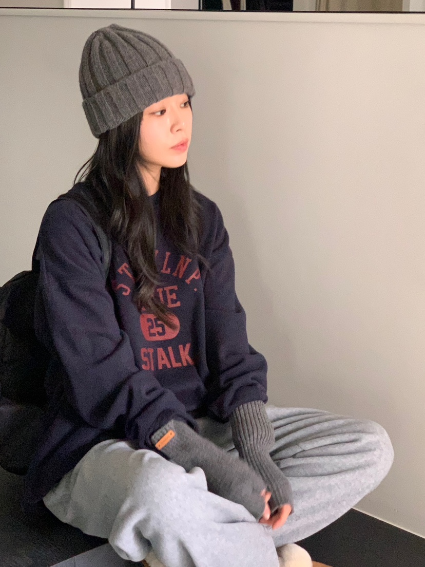 BAKING POWDER韓國直郵女裝新款時尚推薦職業熱賣衛衣抓絨BAKING POWDER衛衣