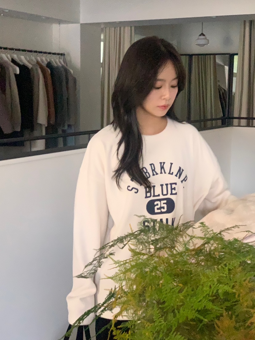 BAKING POWDER韓國直郵女裝新款時尚推薦職業熱賣衛衣抓絨BAKING POWDER衛衣