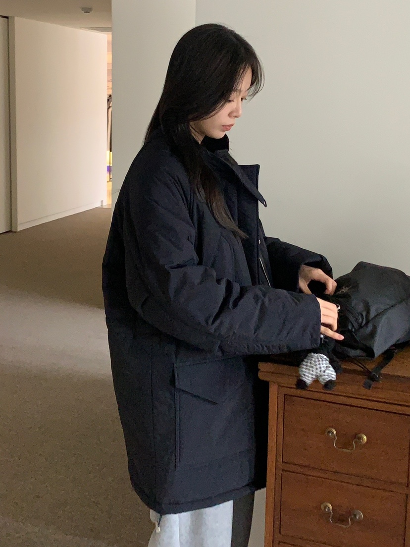 BAKING POWDER直郵韓國代購女裝新品真品職業短款羽絨服填充BAKING POWDER短款羽絨服