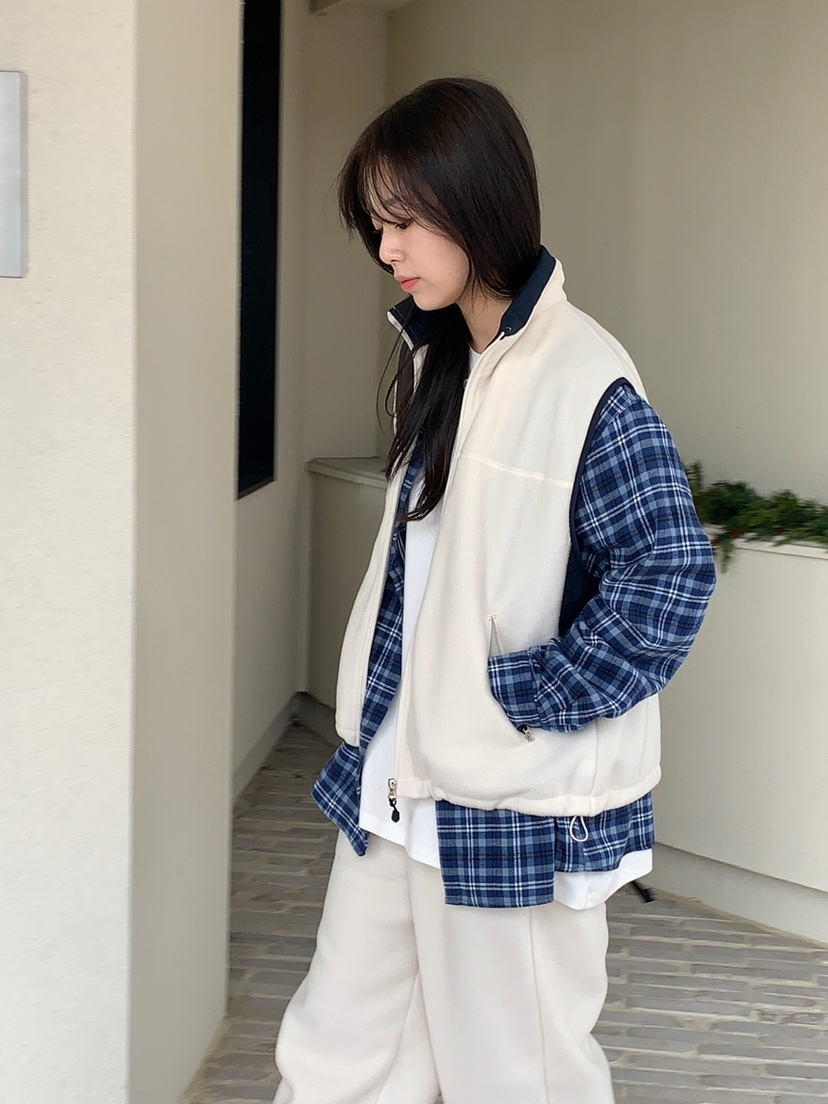 BAKING POWDER韓國直郵女裝新品人氣真品時尚休閑馬甲羊毛BAKING POWDER馬甲