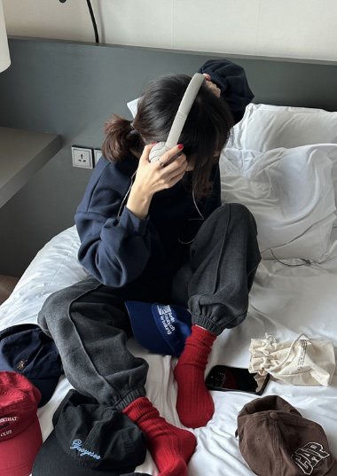 BONHEUR韓國直郵女裝新款熱賣24秋冬推薦休閑休閑褲加絨拉絨BONHEUR-2件起休閑褲
