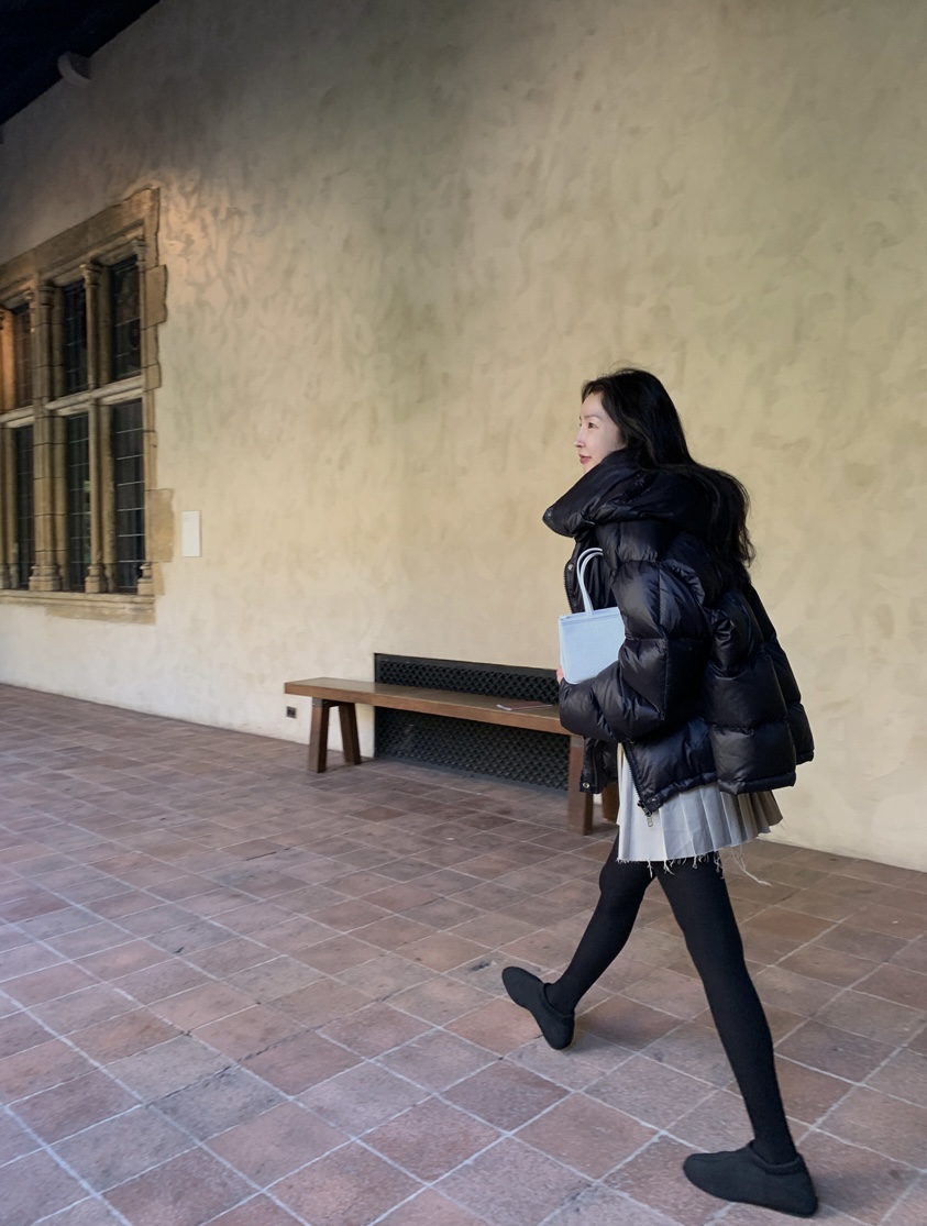 BONHEUR直郵韓國代購女裝新品24秋冬休閑短款羽絨服填充鴨絨BONHEUR-2件起短款羽絨服