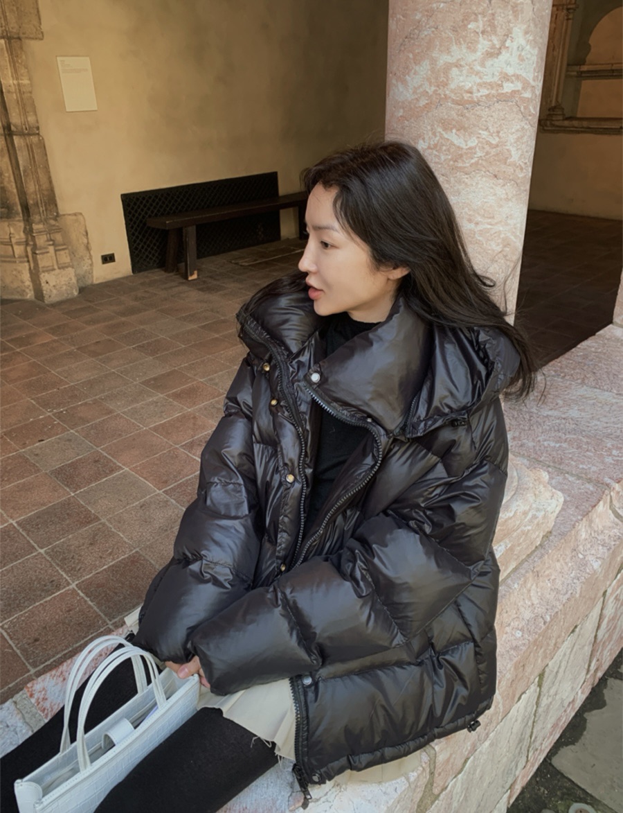 BONHEUR直郵韓國代購女裝新品24秋冬休閑短款羽絨服填充鴨絨BONHEUR-2件起短款羽絨服圖色3