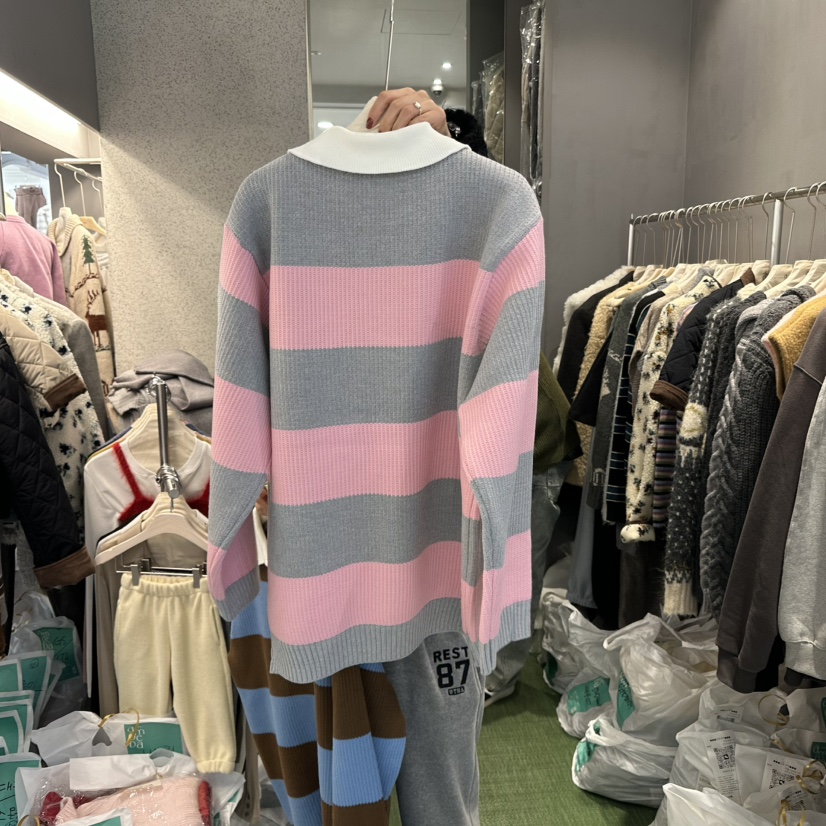 AMOEBA直郵韓國代購女裝新款熱賣職業人氣真品休閑時尚長袖T恤AMOEBA長袖T恤