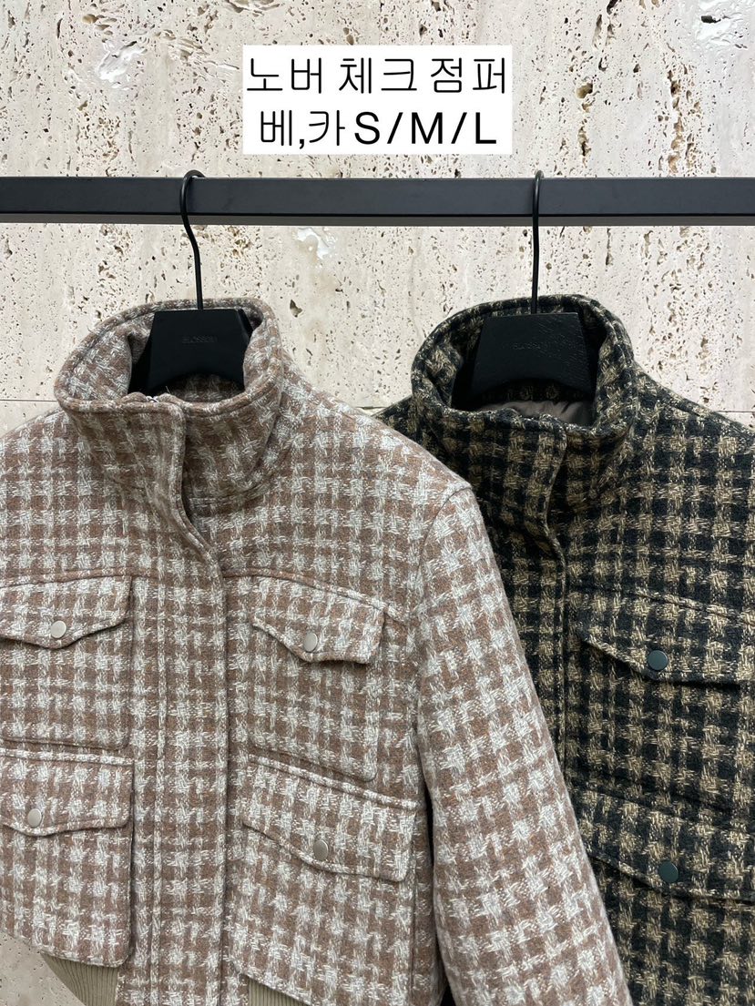 BLOSSOM韓國直郵女裝新品人氣24秋冬休閑時尚職業熱賣短款棉服BLOSSOM短款棉服