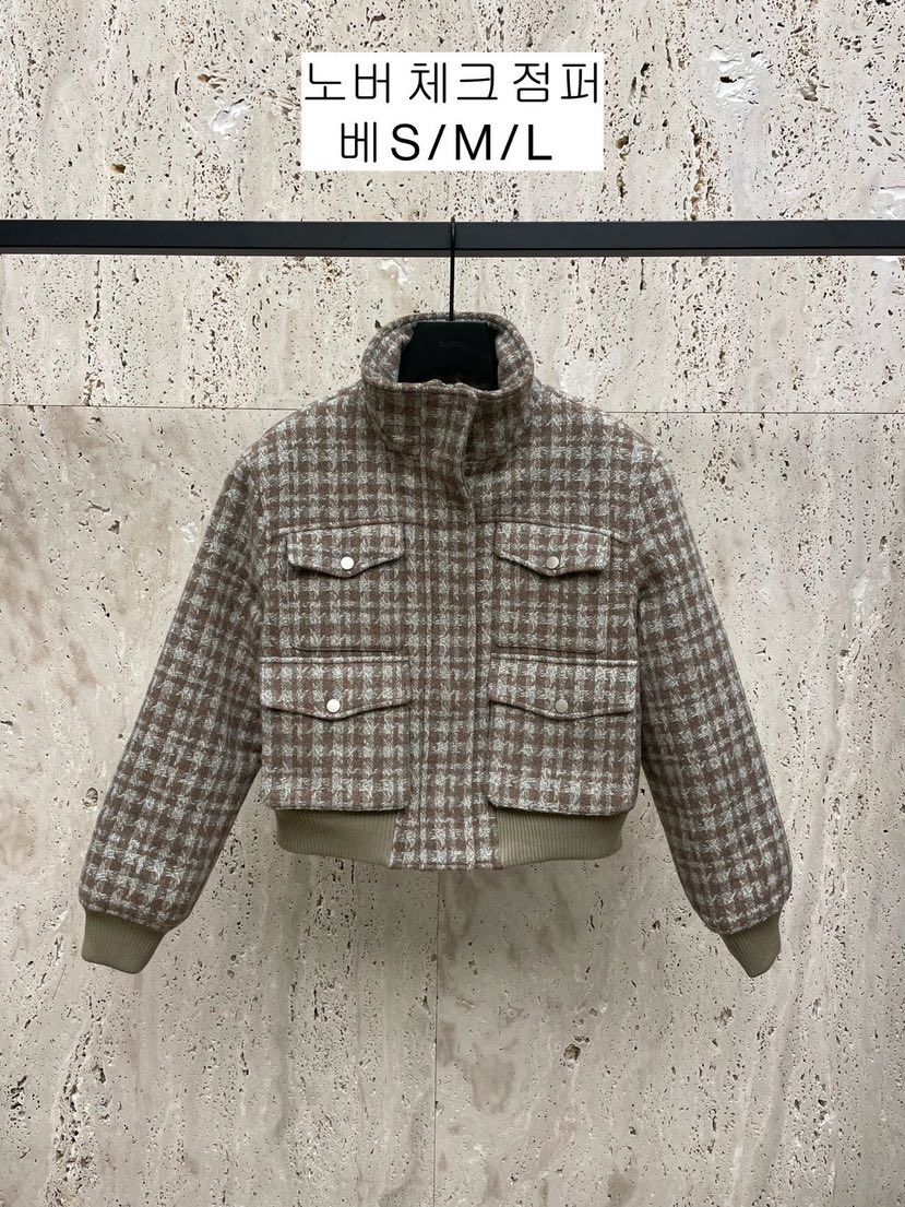 BLOSSOM韓國直郵女裝新品人氣24秋冬休閑時尚職業熱賣短款棉服BLOSSOM短款棉服