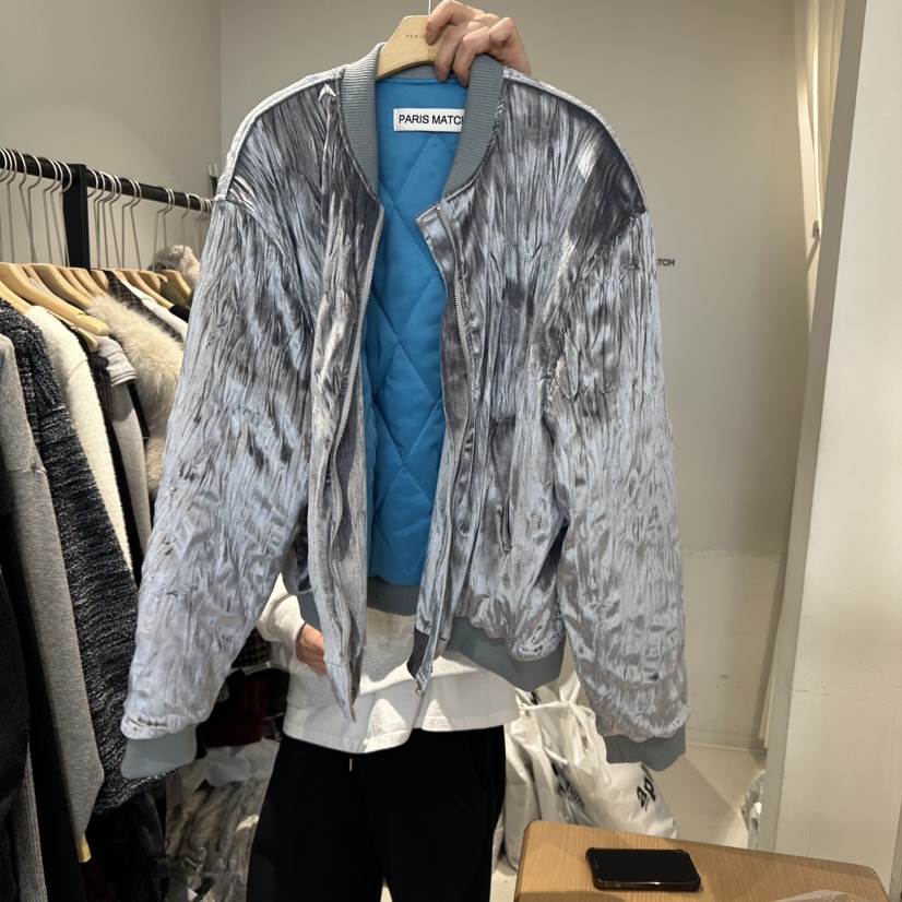 PARIS MATCH韓國直郵女裝新款24秋冬真品推薦短款棉服jp棉PARIS MATCH短款棉服