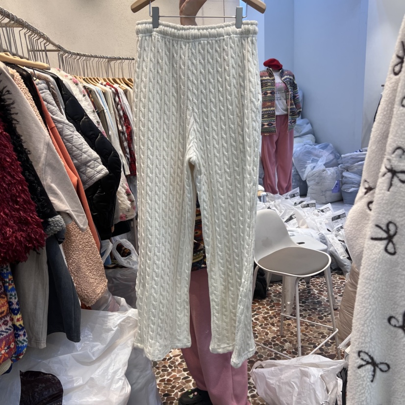 THE LINE-暫停韓國直郵女裝新品24秋冬熱賣真品職業休閑褲THE LINE-q休閑褲