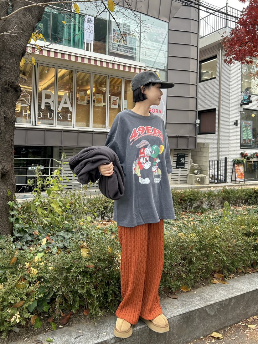 THE LINE-暫停韓國直郵女裝新品24秋冬熱賣真品職業休閑褲THE LINE-q休閑褲