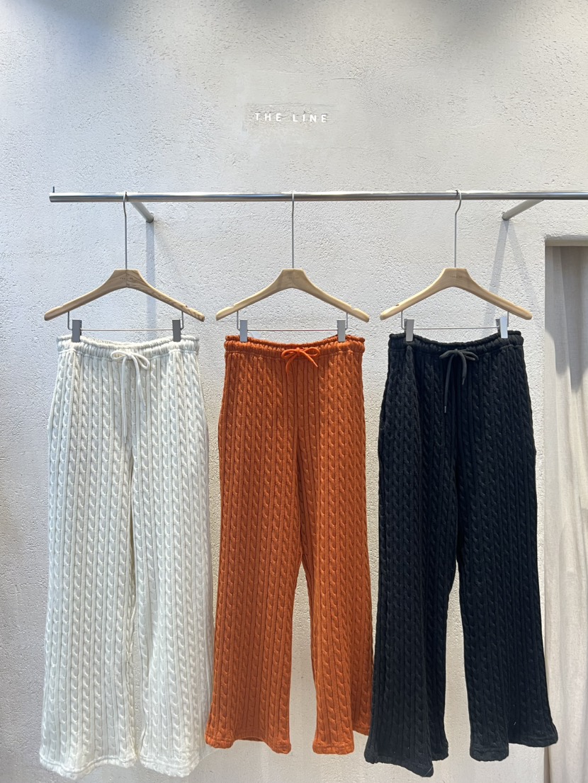 THE LINE-暫停韓國直郵女裝新品24秋冬熱賣真品職業休閑褲THE LINE-q休閑褲