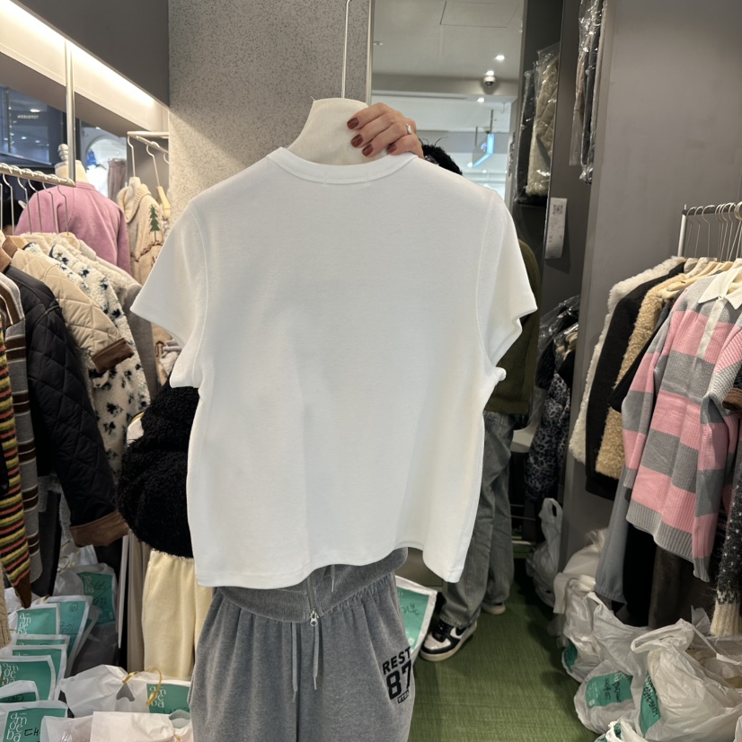 AMOEBA韓國直郵東大門實拍女裝新品推薦熱賣職業時尚人氣T恤AMOEBAT恤