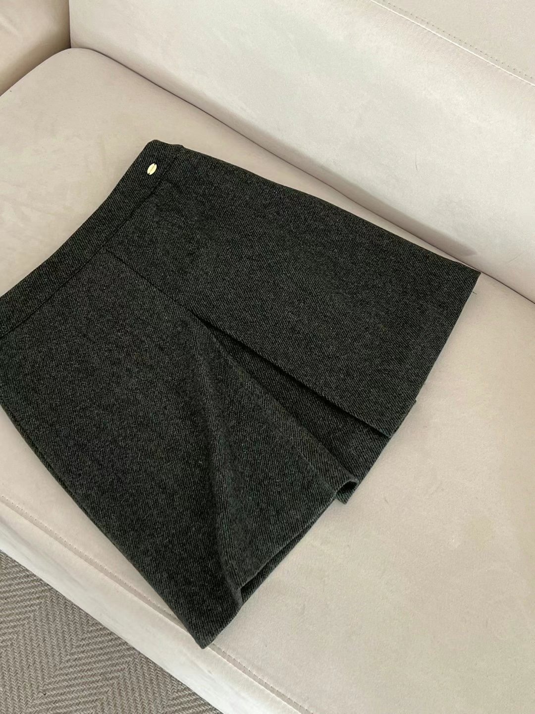 ONE AND韓國直郵東大門實拍女裝新品熱賣時尚24秋冬真品短裙ONE AND短裙
