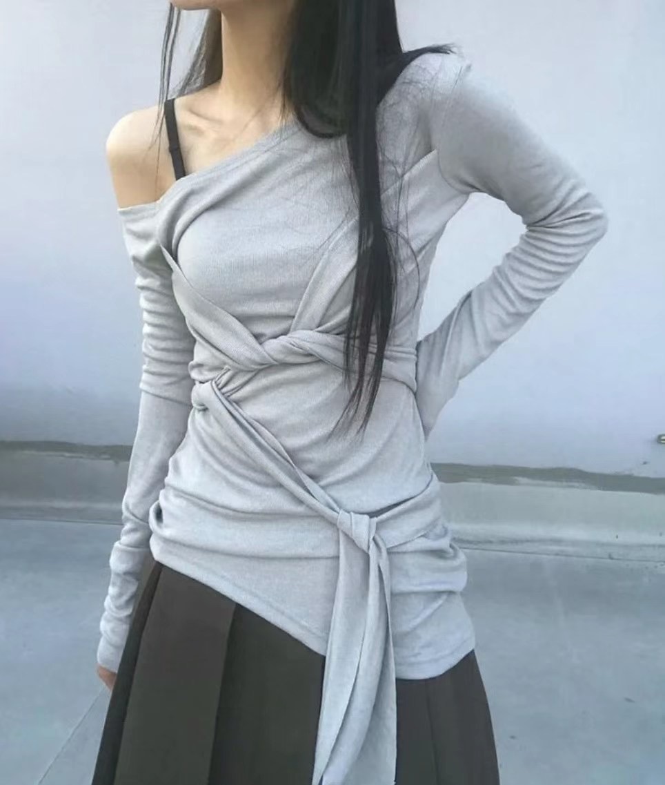 BY RANI-ot韓國直郵東大門代購女裝新品時尚推薦職業長袖T恤BY RANI-ot長袖T恤圖色2
