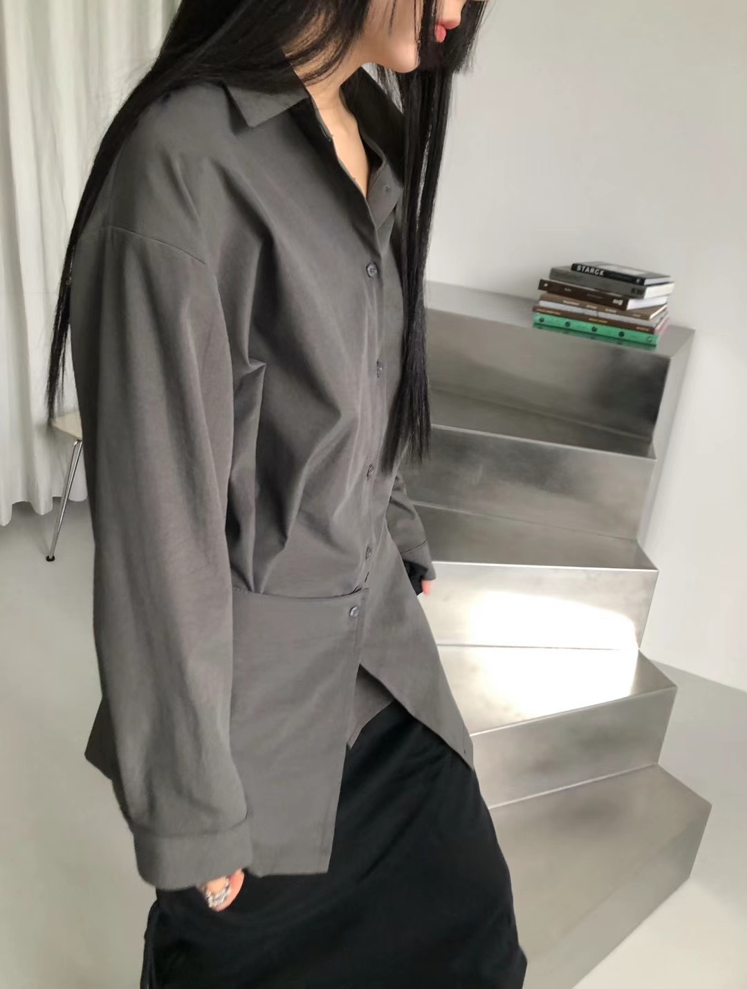 BY RANI-ot韓國直郵女裝新款職業24秋冬推薦時尚襯衫蕾絲衫BY RANI-ot襯衫/蕾絲衫
