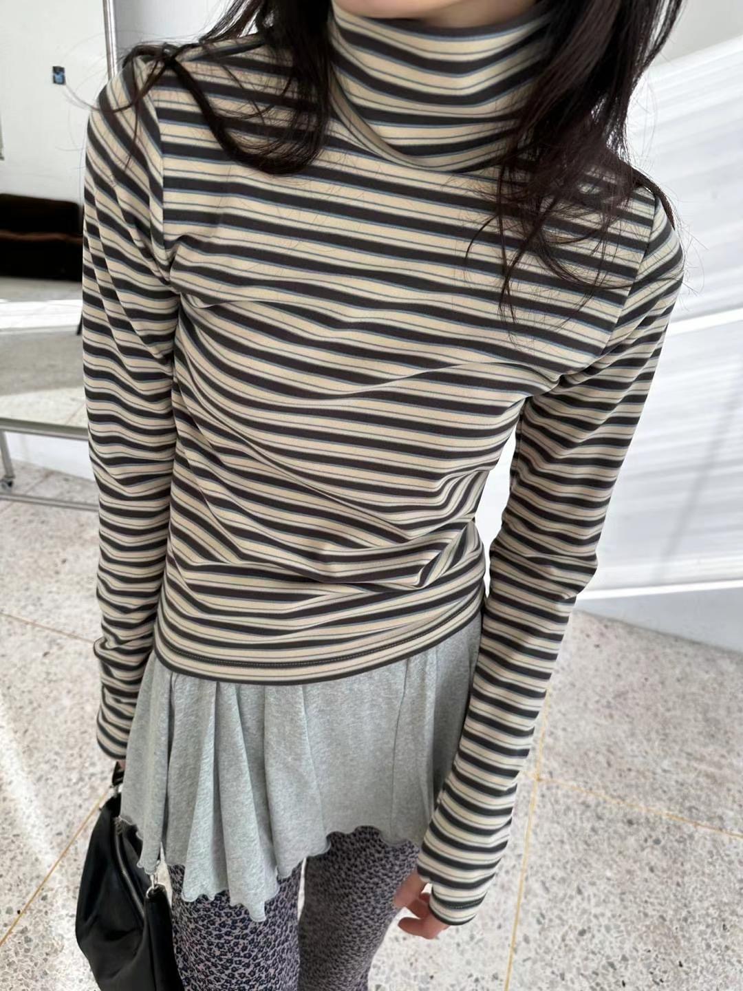 STREET韓國直郵東大門代購女裝新款真品休閑熱賣推薦長袖T恤STREET長袖T恤