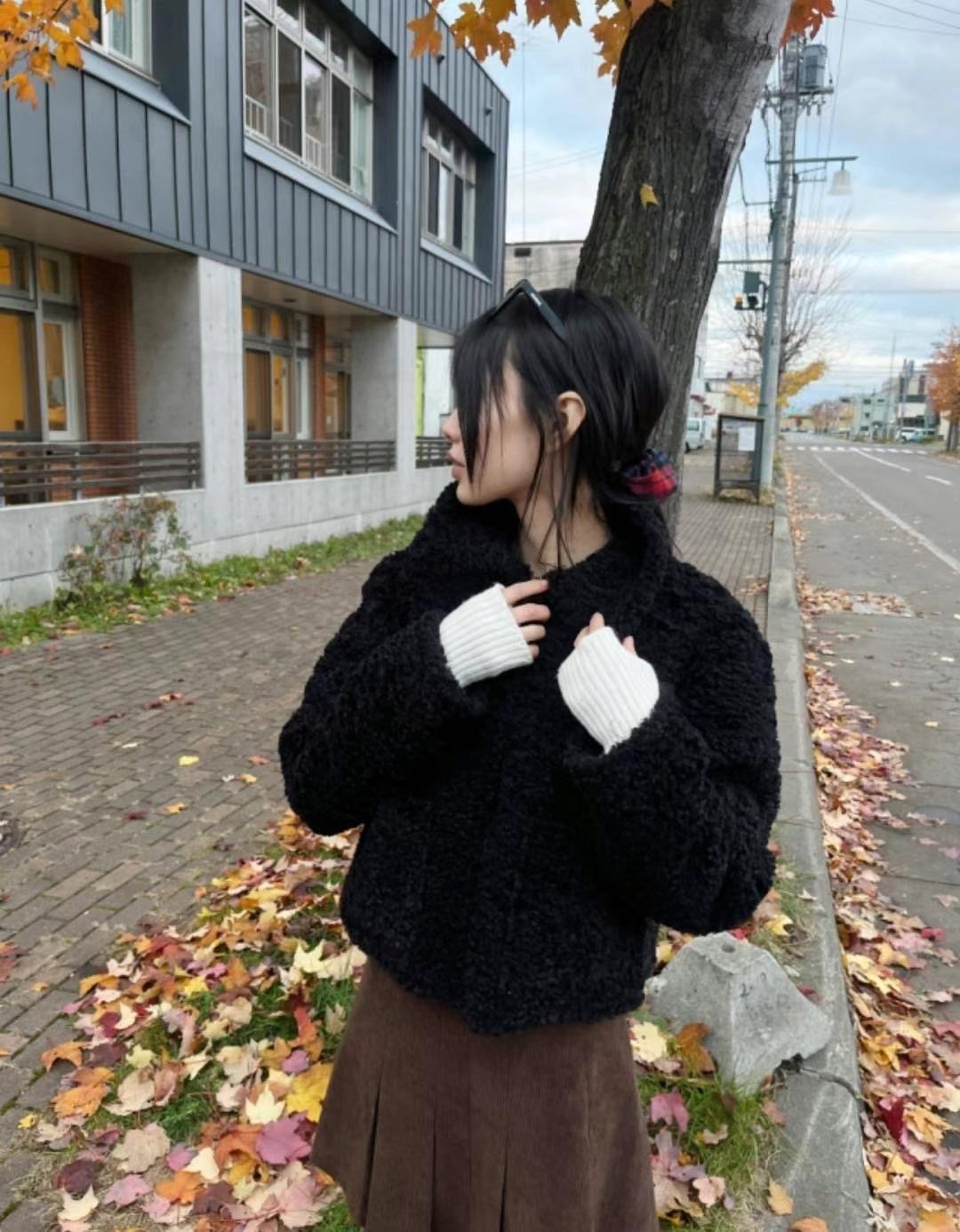 STREET直郵韓國代購女裝新品職業推薦熱賣真品時尚短款大衣STREET短款大衣圖色2