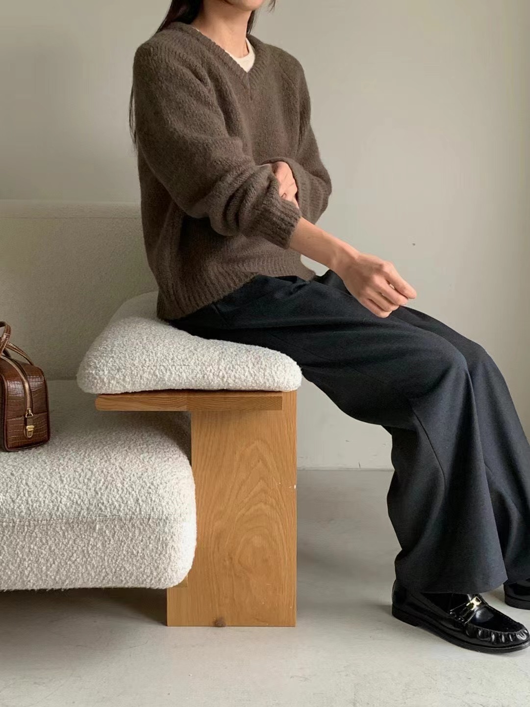 FINGER-핑거-T韓國直郵東大門代購女裝新品真品休閑針織衫TAG針織衫