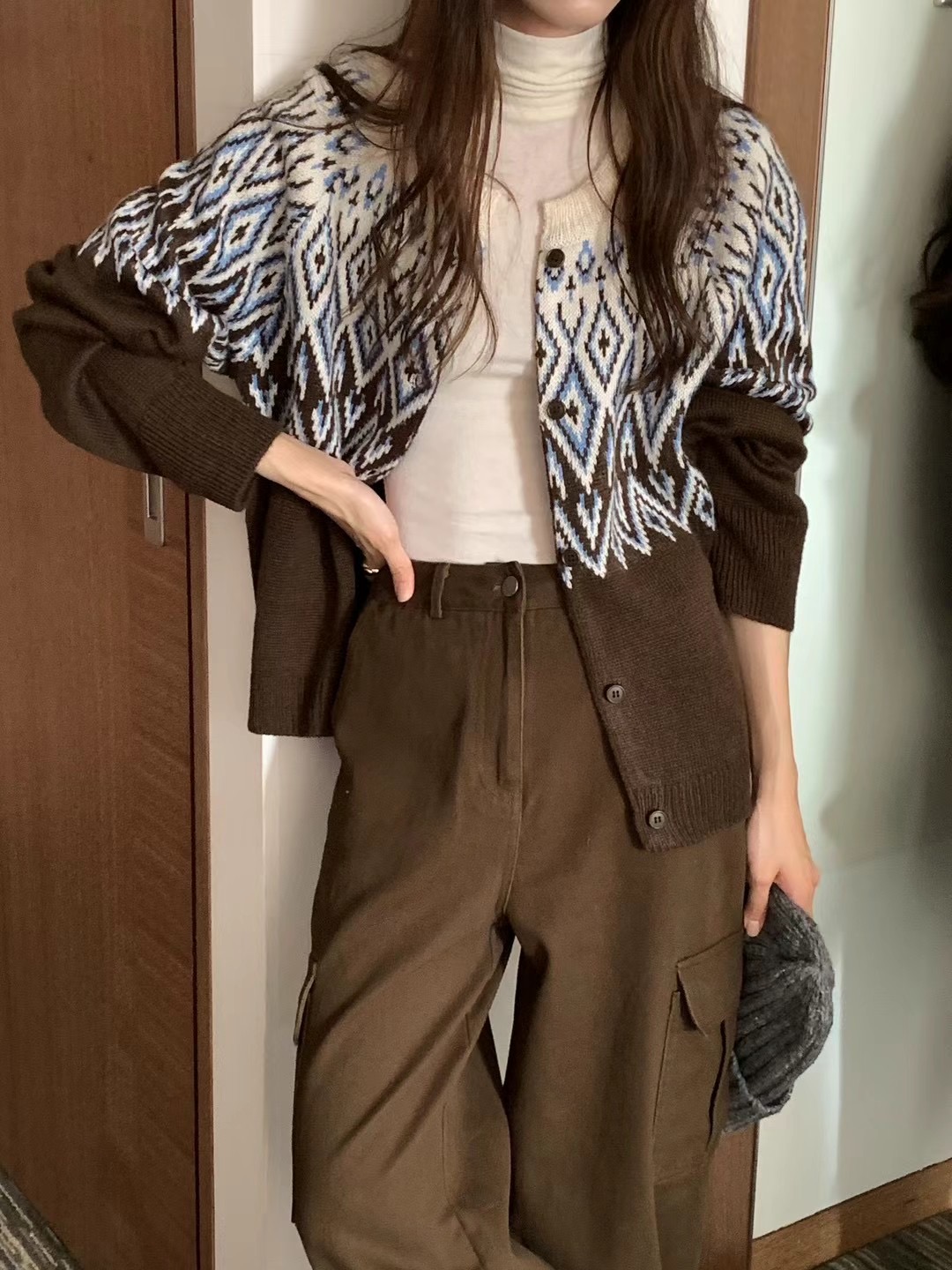 JUILLYSTYLE韓國直郵女裝新款職業時尚推薦24秋冬人氣針織衫JUILLYSTYLE針織衫圖色2