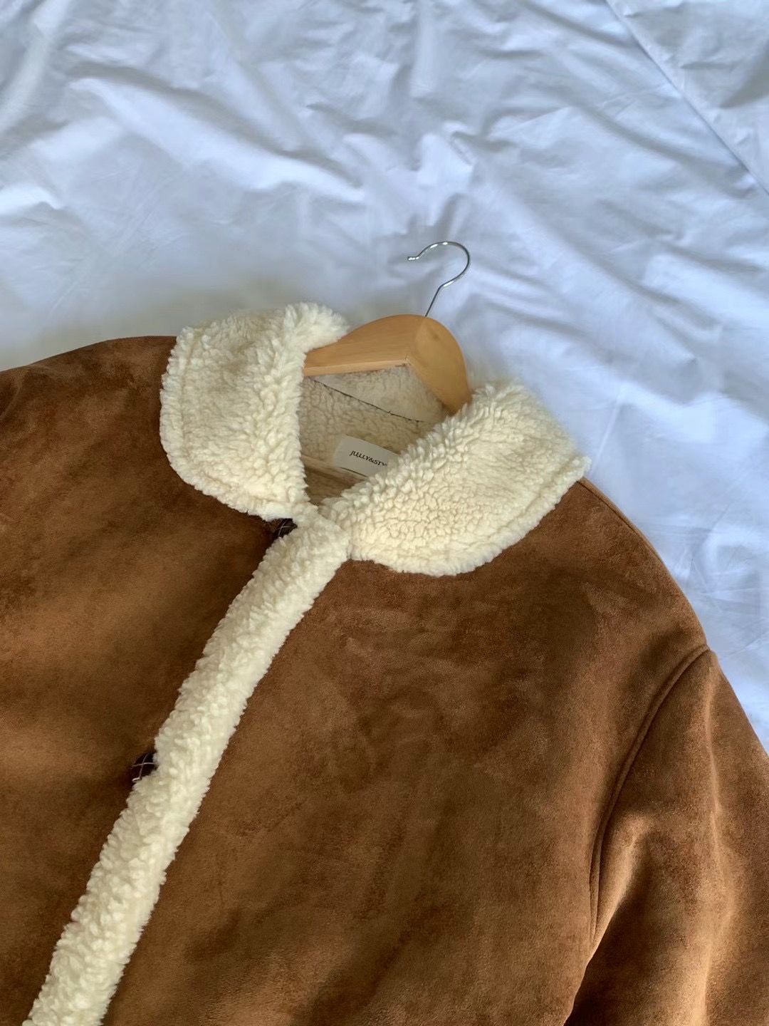 JUILLYSTYLE韓國直郵東大門實拍女裝新品職業24秋冬短款大衣JUILLYSTYLE短款大衣