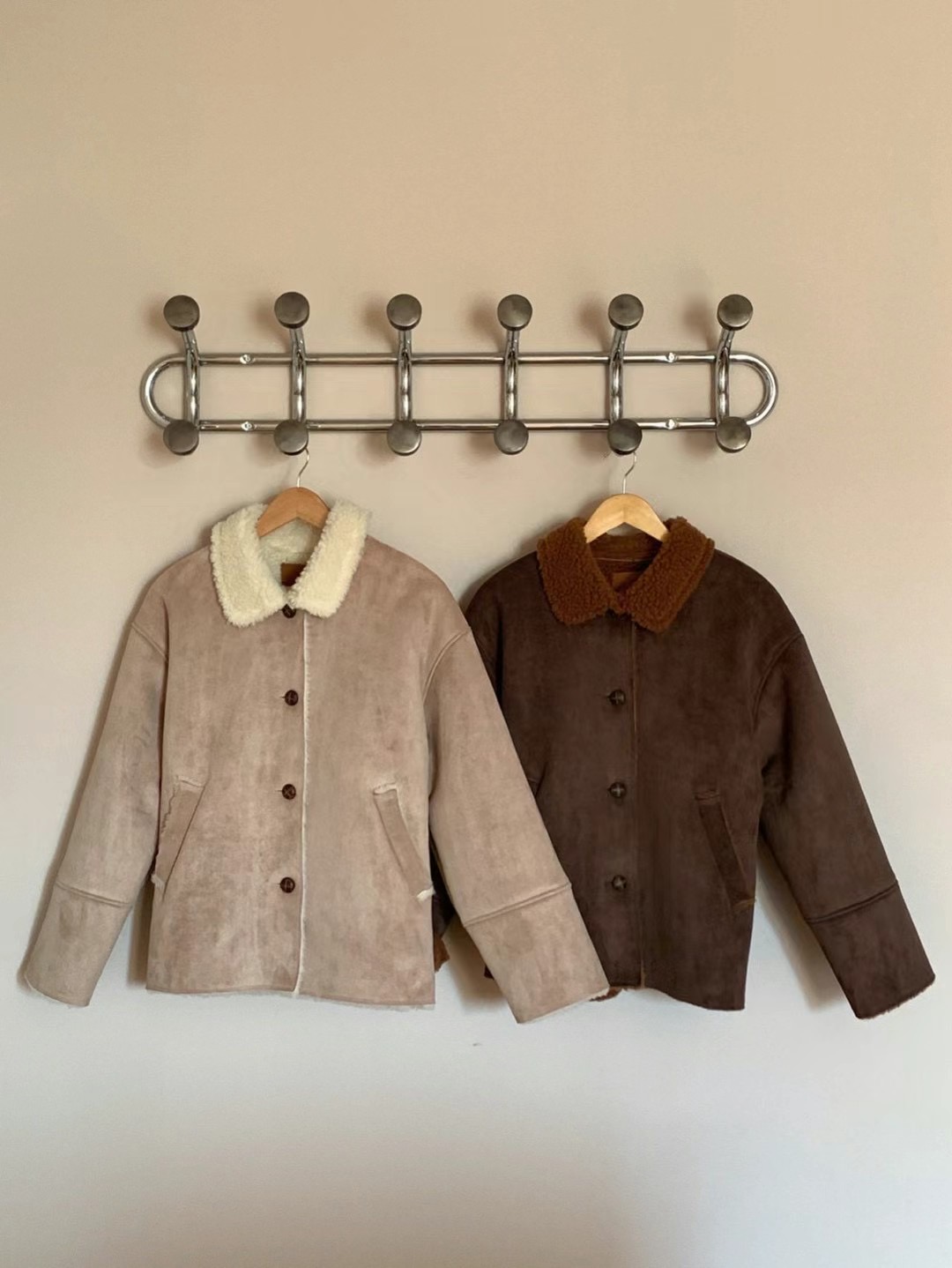 JUILLYSTYLE韓國直郵東大門代購女裝新款時尚真品休閑短款大衣JUILLYSTYLE短款大衣