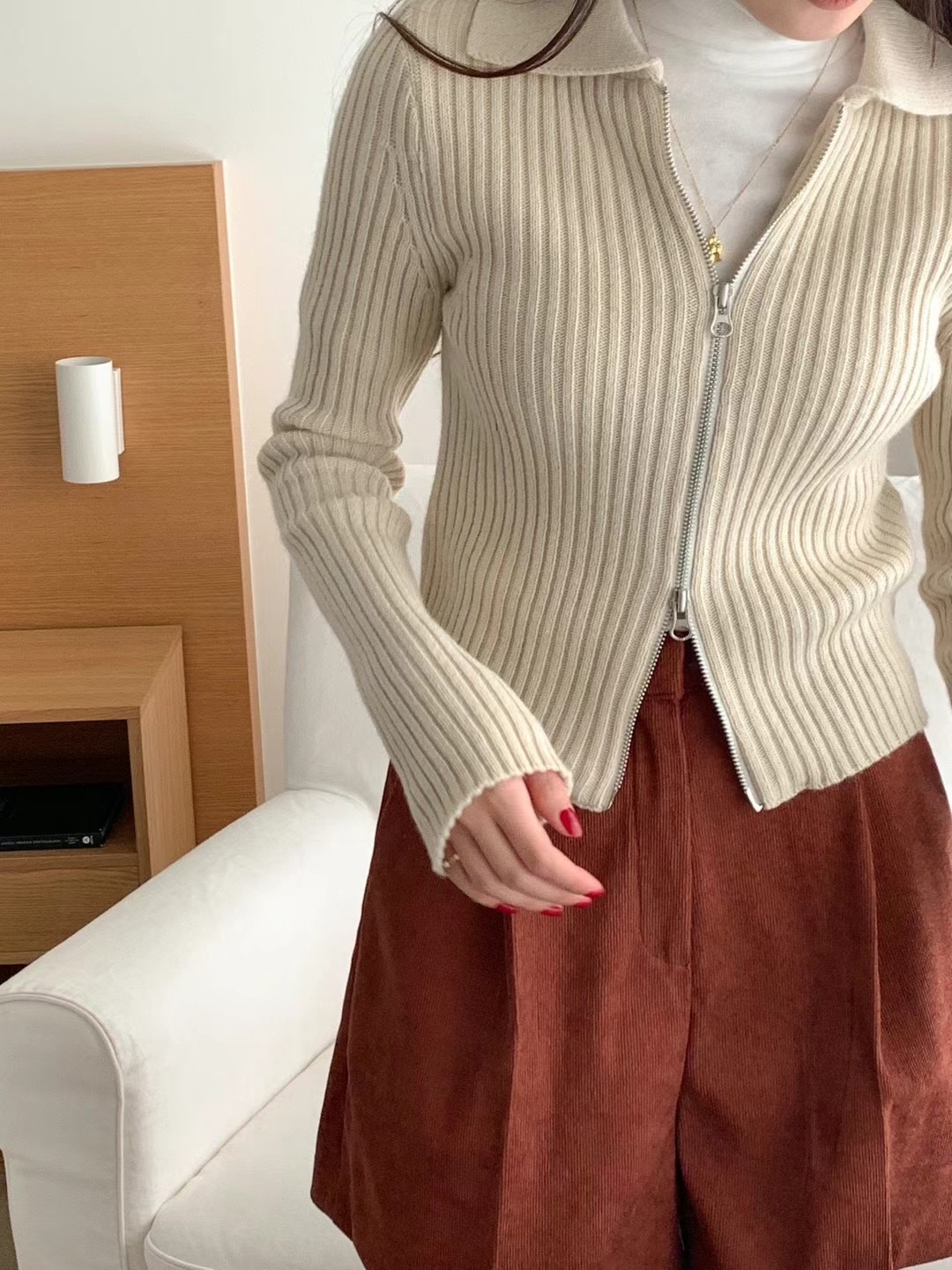 JUILLYSTYLE韓國直郵東大門代購女裝新品休閑熱賣時尚針織衫JUILLYSTYLE針織衫