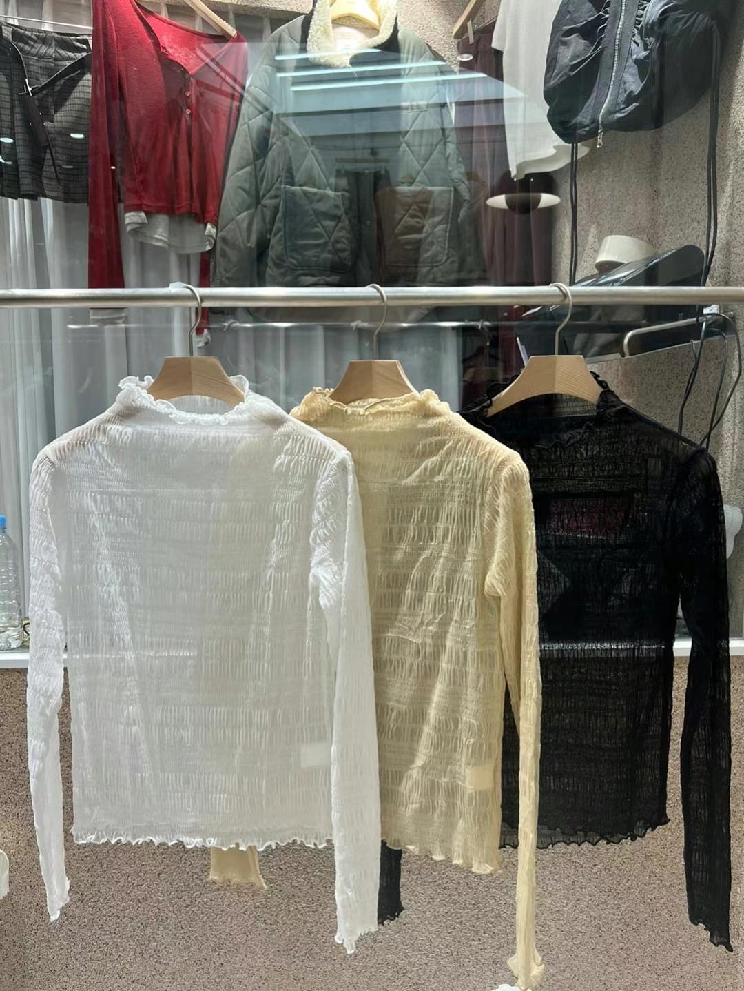 EDD韓國直郵東大門實拍女裝新品真品人氣推薦時尚職業長袖T恤EDD長袖T恤圖色3左三色