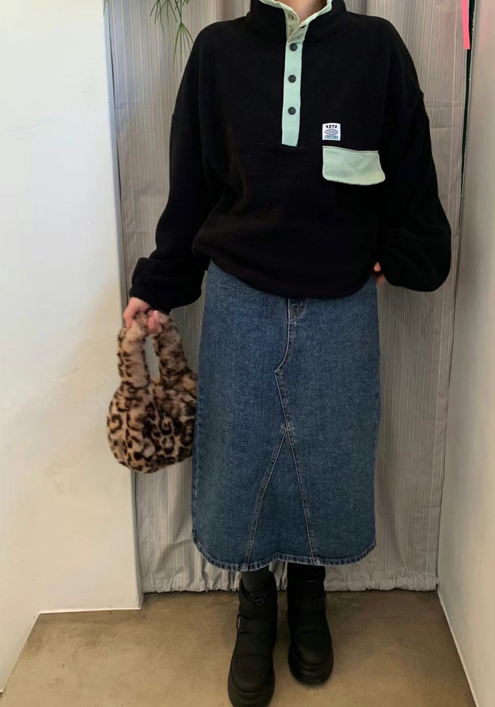 LANDMARK韓國直郵女裝新款休閑推薦職業熱賣人氣時尚真品長裙LANDMARK長裙
