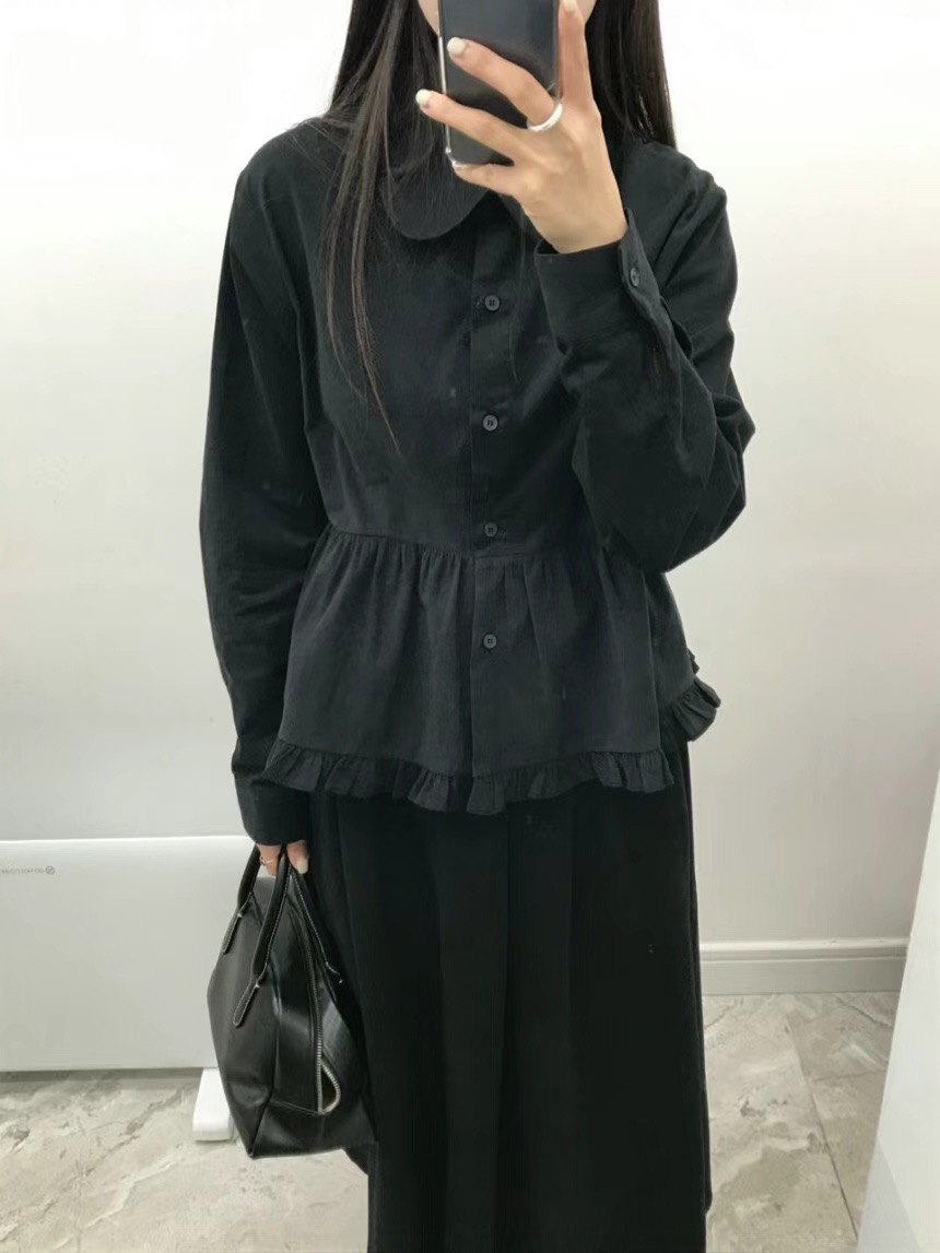 LIVING/CO-씨오-T韓國直郵女裝新款職業熱賣24秋冬襯衫蕾絲衫CO CO/LIVING襯衫/蕾絲衫
