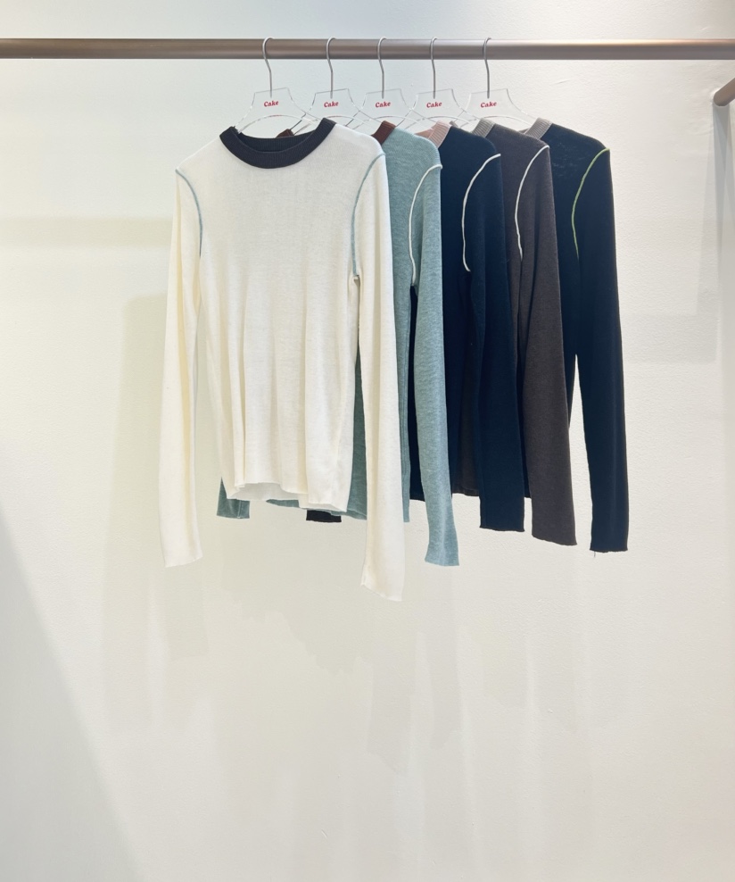 CAKE東大門實拍女士新品時尚推薦休閑24秋夏人氣熱賣針織衫CAKE針織衫