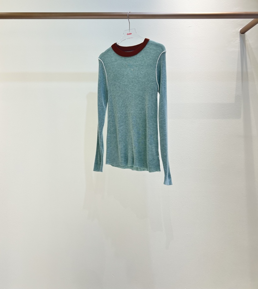 CAKE東大門實拍女士新品時尚推薦休閑24秋夏人氣熱賣針織衫CAKE針織衫圖色2