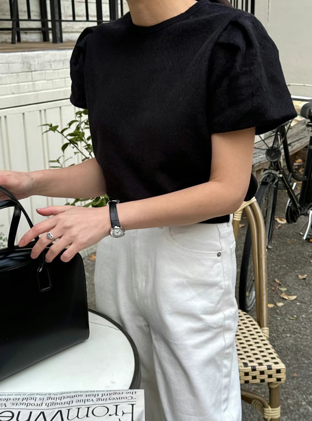 GLOSSY東大門代購女士新品推薦休閑真品熱賣時尚職業人氣T恤GLOSSYT恤