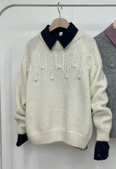 버터플라이東大門直郵女裝新品熱賣人氣時尚24秋夏休閑毛衣버터플라이毛衣