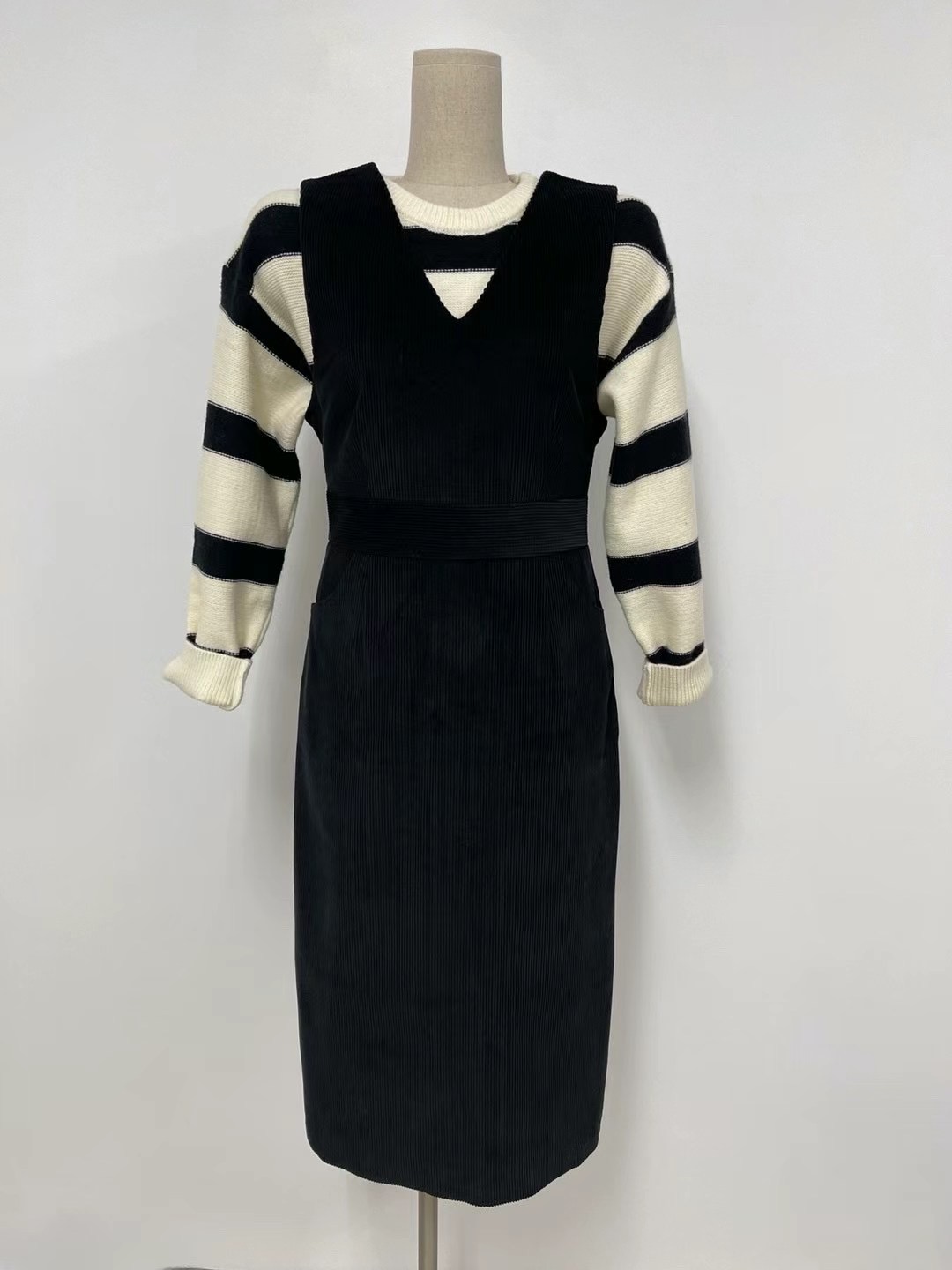 버터플라이東大門代購女裝新品職業人氣24秋夏真品熱賣連衣裙버터플라이連衣裙圖色2