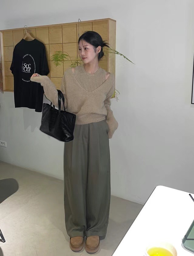 COOLPIS-쿨피스-T韓國直郵女裝新款職業真品24秋夏正裝褲西褲COOLPIS正裝褲/西褲