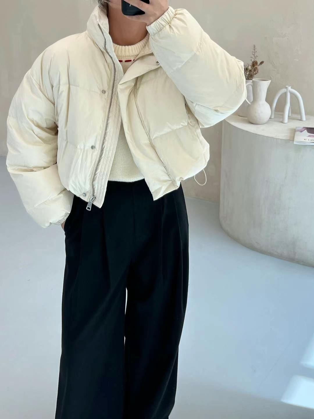 COOLPIS-쿨피스-T東大門代購女裝新款職業休閑短款棉服填充COOLPIS短款棉服
