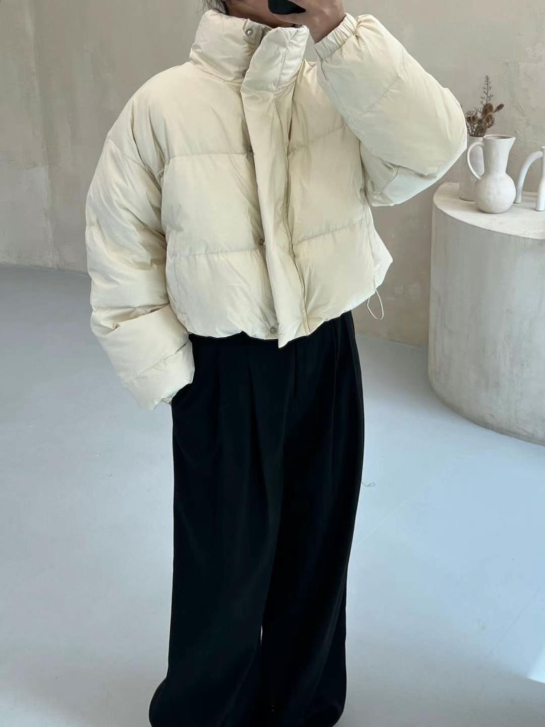 COOLPIS-쿨피스-T東大門代購女裝新款職業休閑短款棉服填充COOLPIS短款棉服圖色3