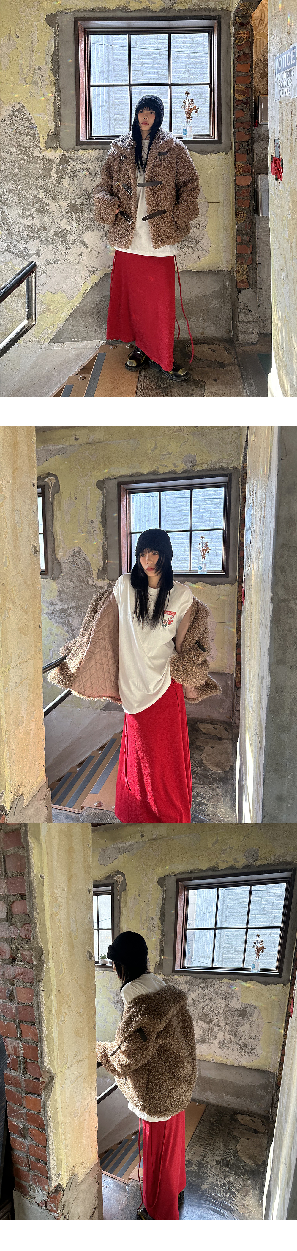 PEETS韓國直郵女士新款24秋夏人氣真品職業休閑短款大衣毛皮PEETS短款大衣