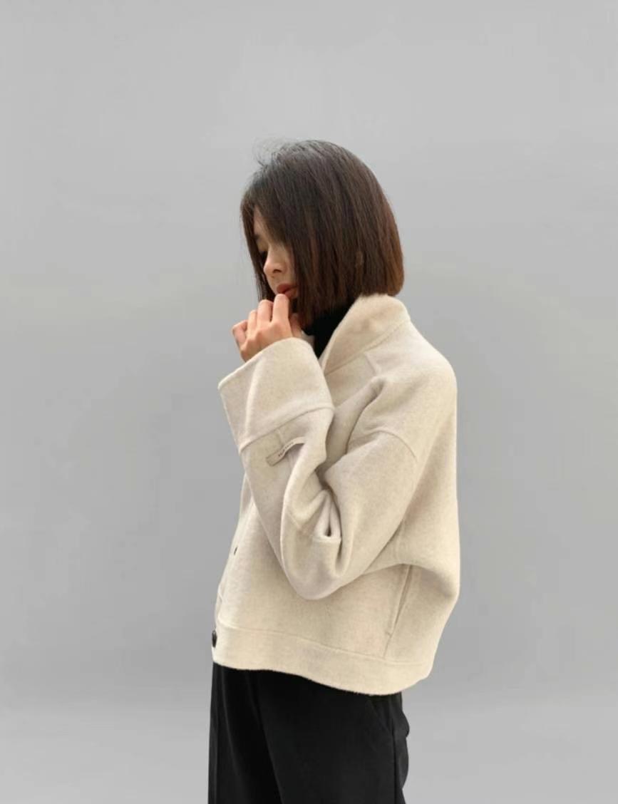 OLZE-올제-T韓國直郵女裝新品職業時尚24秋夏熱賣短款大衣OLZE-올제-T短款大衣