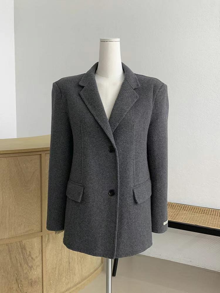 OLZE-올제-T東大門直郵女士新品人氣職業休閑24秋夏短款大衣OLZE-올제-T短款大衣圖色2