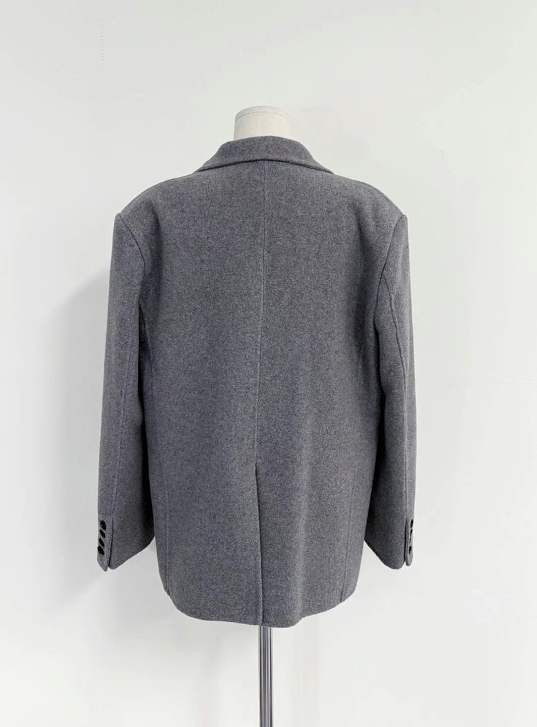 OLZE-올제-T東大門代購女士新品24秋夏人氣熱賣真品短款大衣OLZE-올제-T短款大衣
