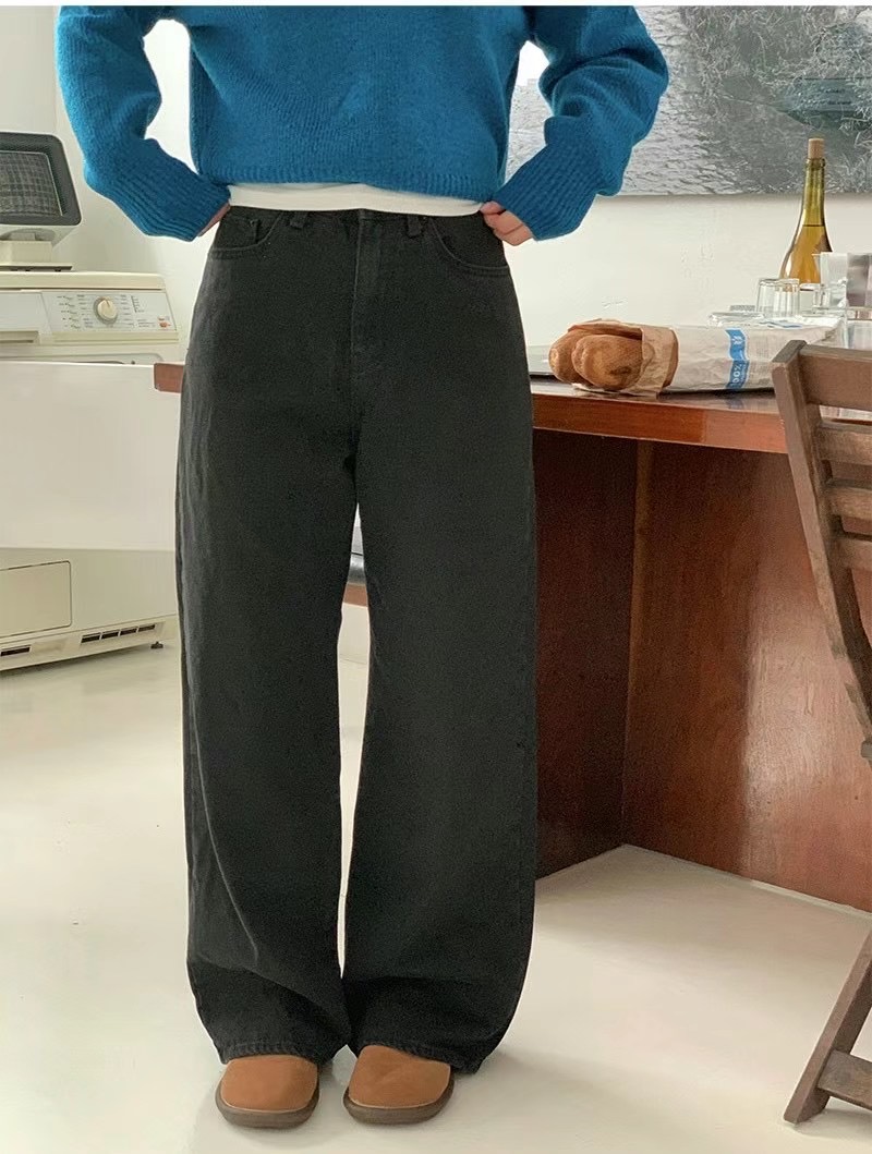 DINING東大門實拍女裝新款時尚推薦人氣職業熱賣休閑褲拉絨DINING休閑褲