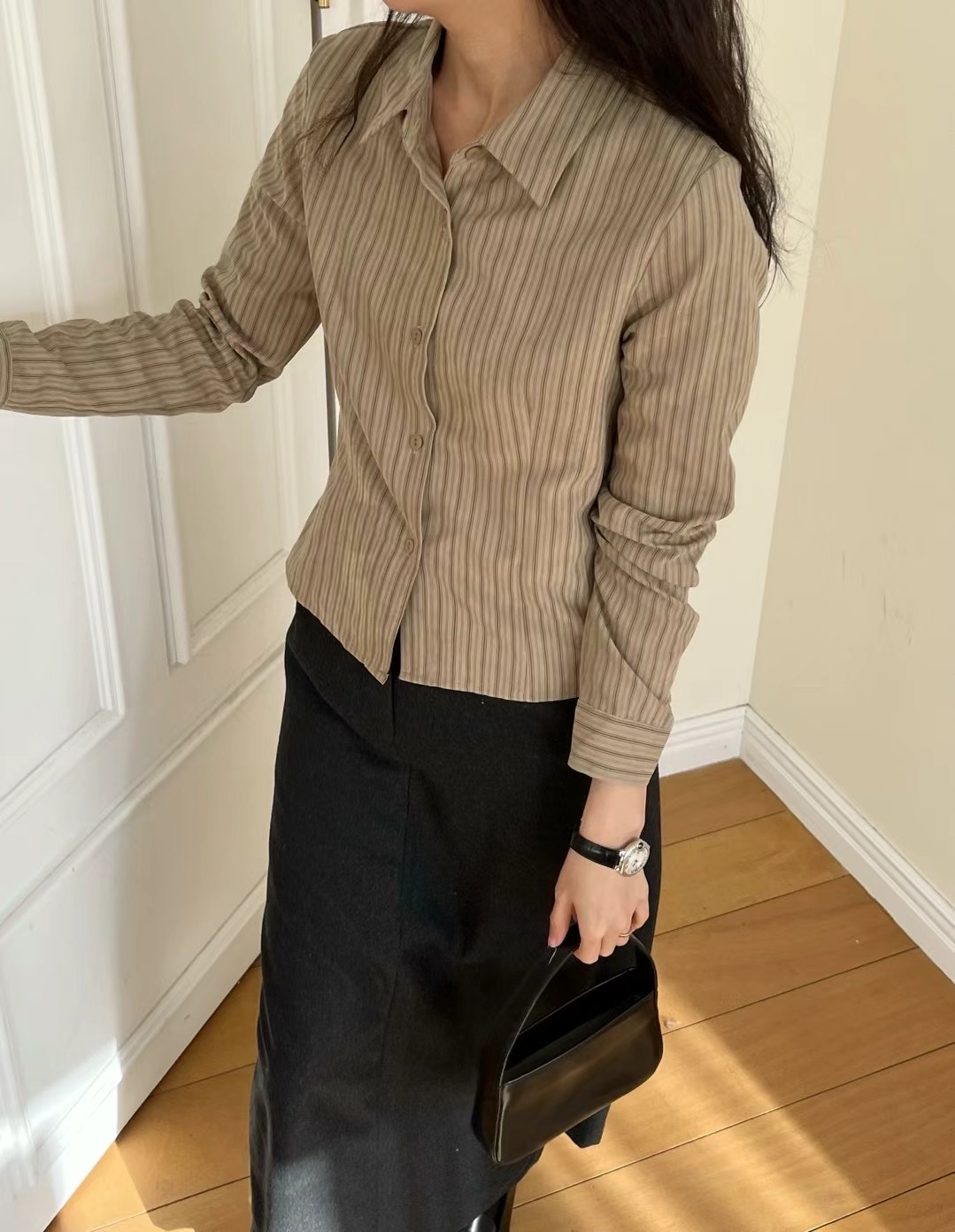 DINING東大門實拍女士新款休閑時尚推薦職業人氣襯衫蕾絲衫DINING襯衫/蕾絲衫