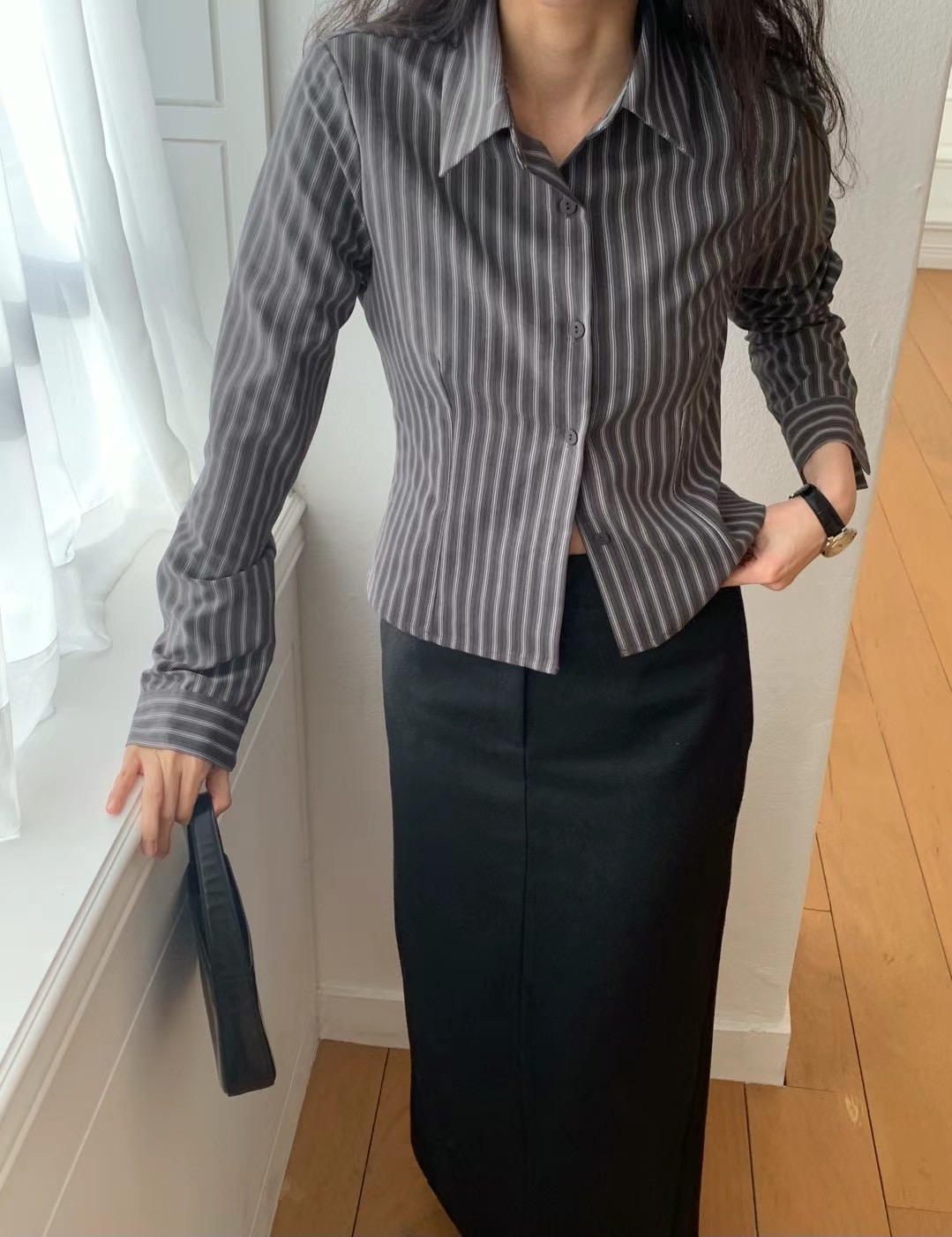 DINING東大門實拍女士新款休閑時尚推薦職業人氣襯衫蕾絲衫DINING襯衫/蕾絲衫圖色2