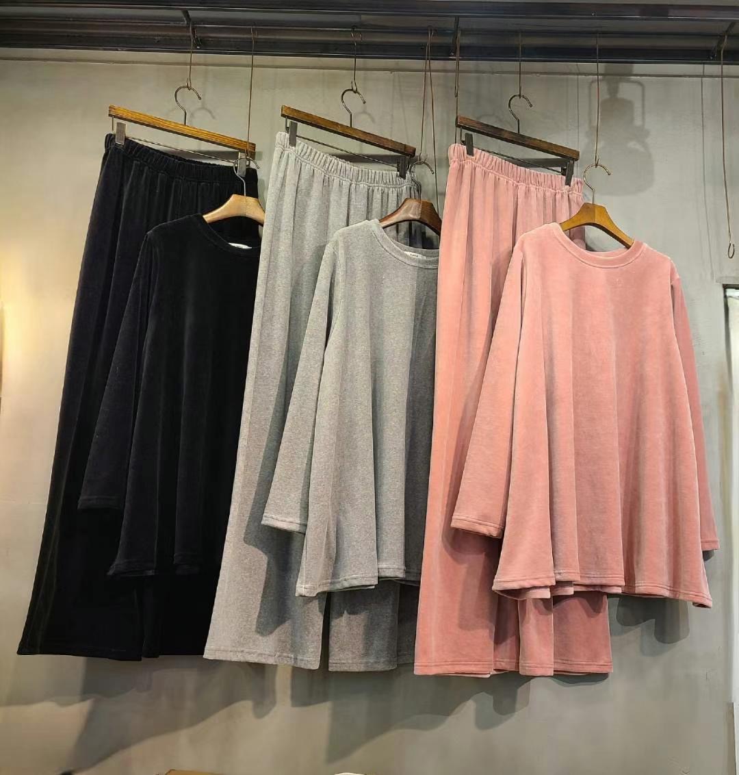 PURPLE-퍼플-T東大門代購女士新款24秋夏休閑職業真品套裝PURPLE-퍼플-T套裝
